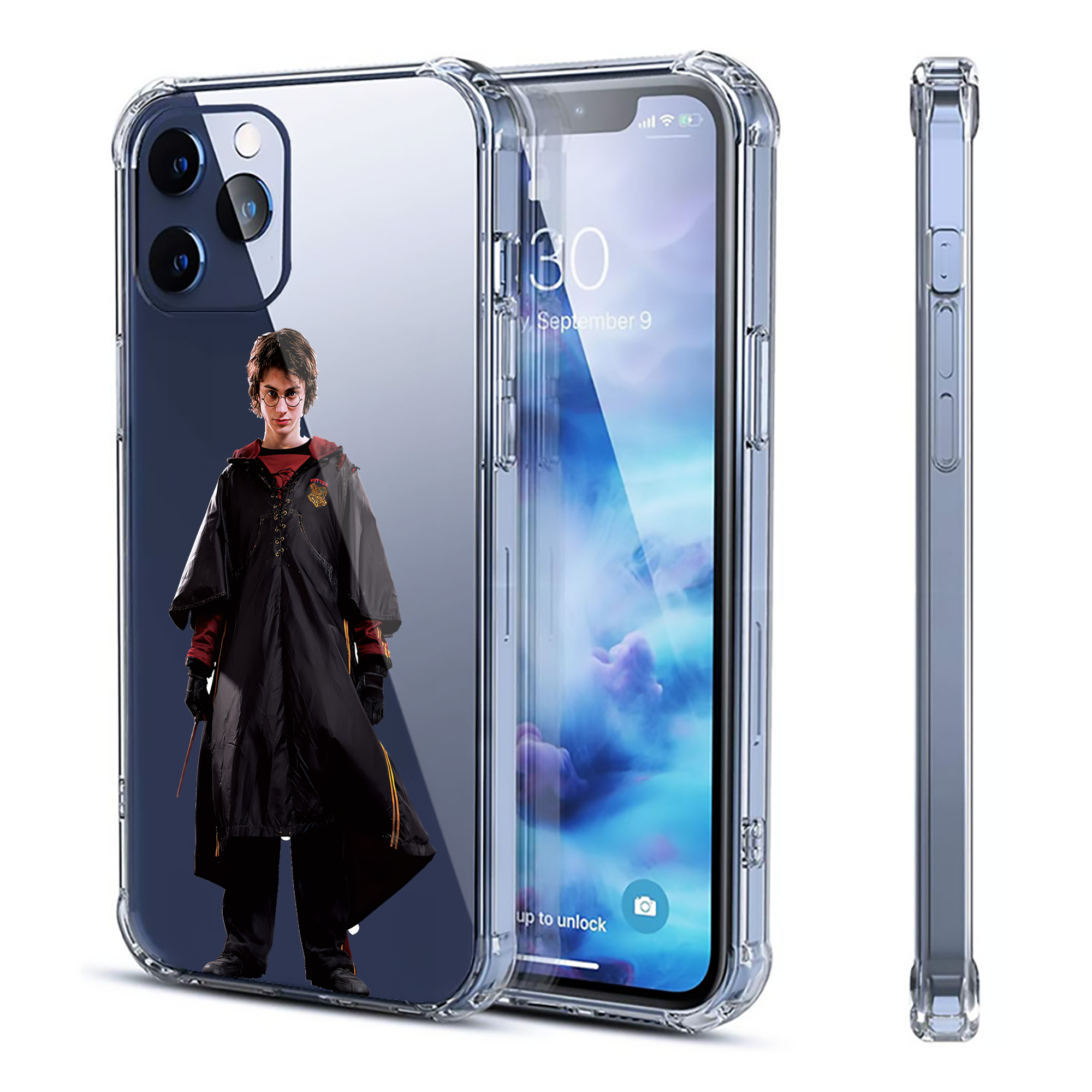 （画像用） Harry Potter ハリー・ポッターシリーズ 【iPhone 12シリーズ対応】透明スマホケース（クリアソフトケース）